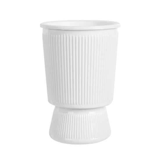 Self Watering Planter Pots African Violet Pots for Indoor Outdoor Windowsill Garden Modern Plastic Plant Pot with Wick Rope And Reservoir