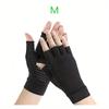 Unisex Half Finger Gloves, Copper Compression Gloves, For Hands Joint Support, Cycling, Biking, Driving, Exercise, Training & Fitness
