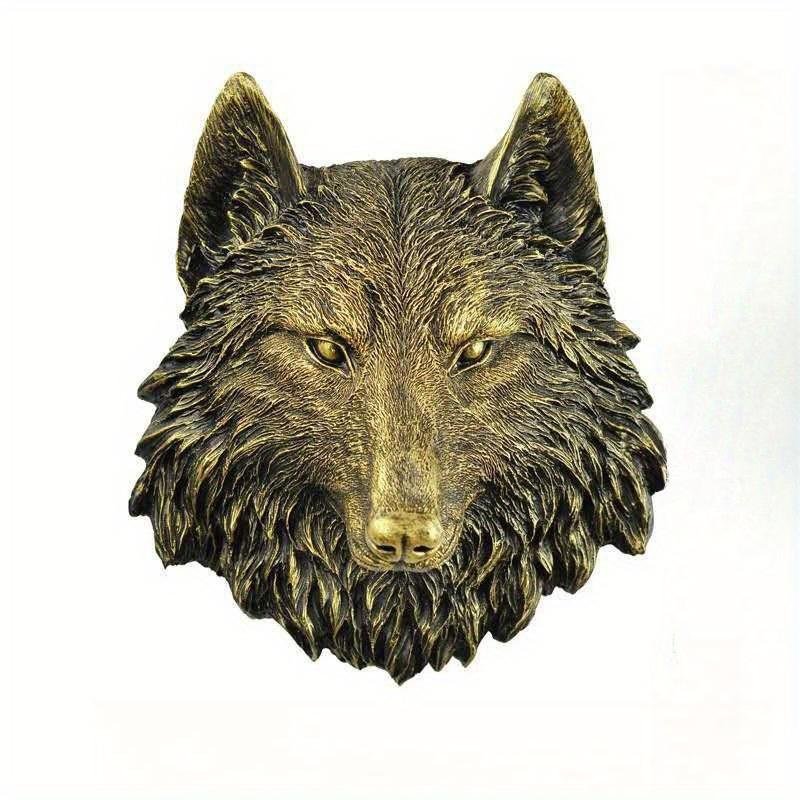 

1 шт. Декор для стен в индустриальном стиле, имитация меди, из смолы, животное, для наружной фоновой стены, украшение для сада, патио