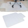 T Shaped PVC Transparent Non Slip Chair Mat with Studded Bottom for Home Office Carpet Floor