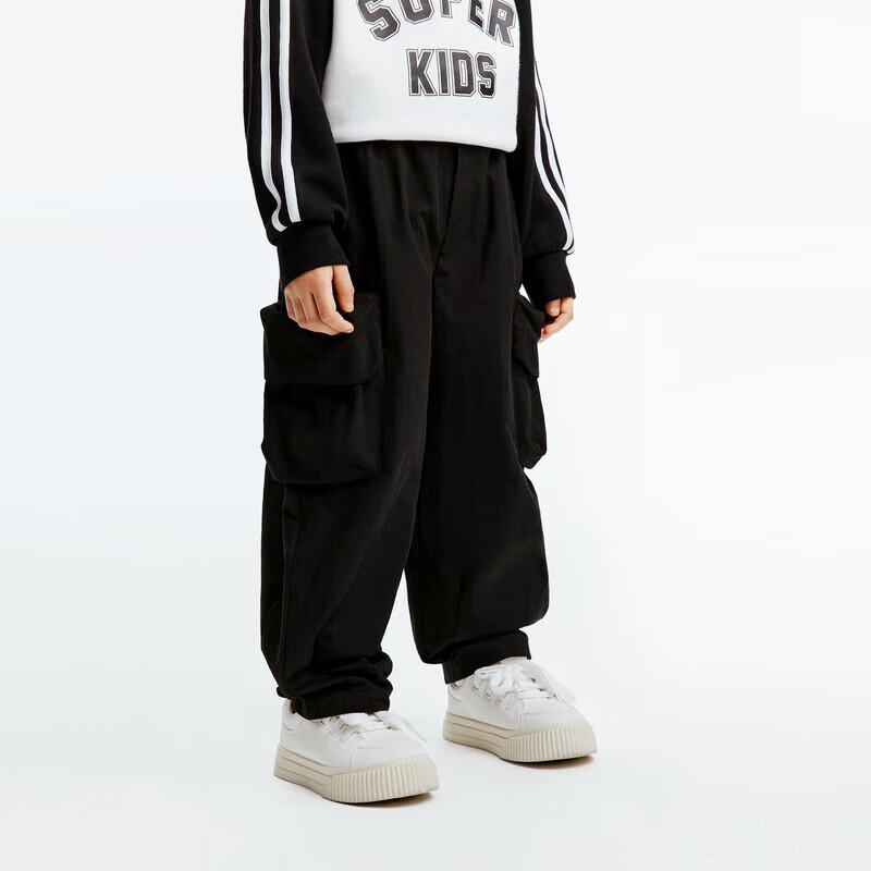 

Little MO&Co. Boys Autumn Workwear Style Multi-Pocket Casual Pants 150