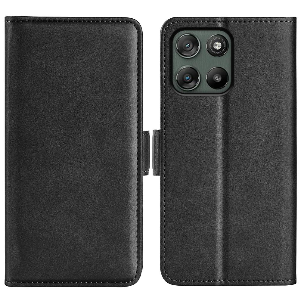 For Motorola Moto G67 Power 5G Case Calf Texture Leather Wallet Phone Cover