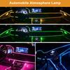 Car LED Strip Lights 5-in-1 Multicolor APP Controlled Car Interior RGB Ambient Light