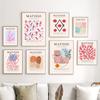 Matisse Abstract Posters for Living Room Decor, Coral Flower, Dance Girl Lines, Wall Art, Canvas Painting, Prints Pictures