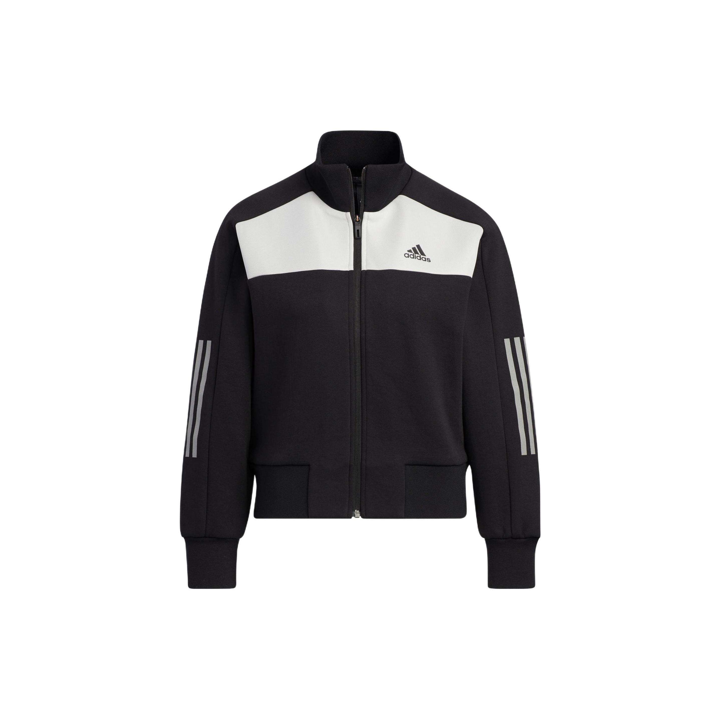 (WMNS) adidas Ust Jacket Oct T1 Asia Sizing Black White Women s HM7090 M