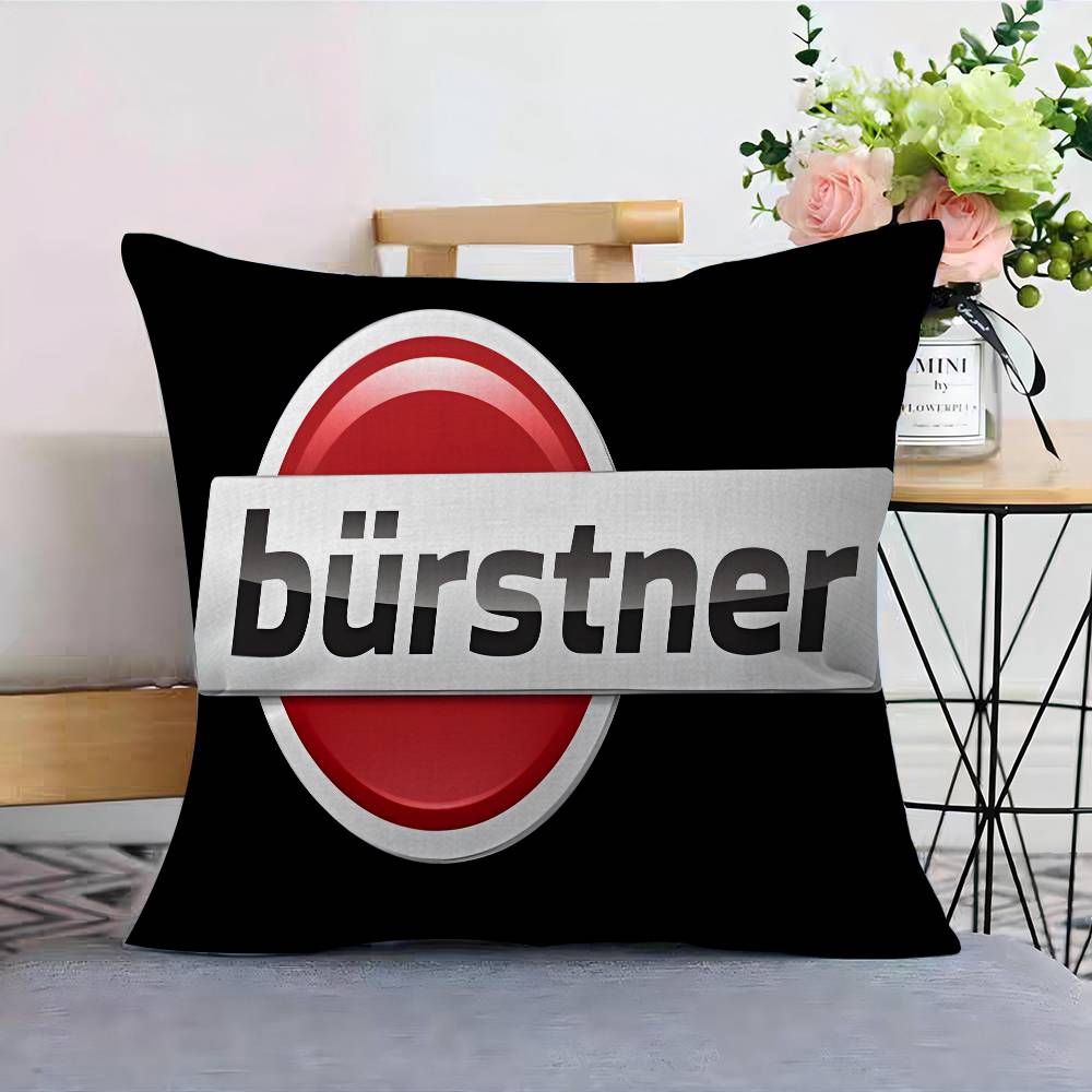 Burstner Cushion Cover Car Throw Pillow Case For Sofa Car Christmas Gift 40x40cm 45x45cm