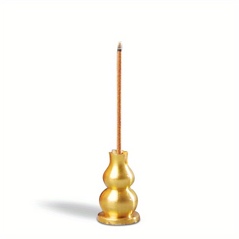 10pcs Copper Gourd Incense Plug with Nine Holes Mini Portable Water Drop Spice Seat Wire Stick Holder Sticks Burner Accessory