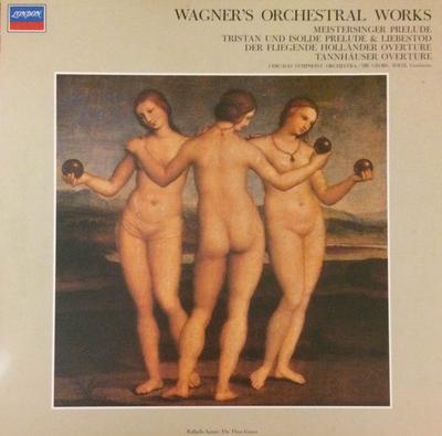 LP Record SIR GEORGE SOLTI CHICAGO SYMPHONY   Wagners Orchestral Works FCCA7018 LONDON 1978 Japan Classical Used
