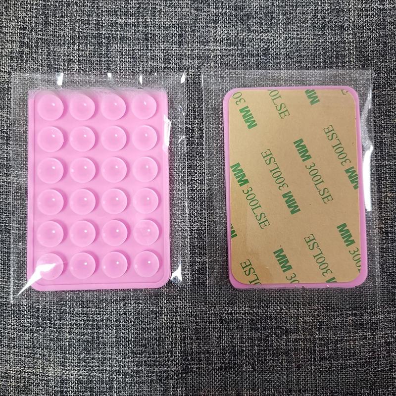 1Pcs Reusable Adhesive Pads Silicone Suction Cups Non-Slip Cell Phone Holders Travel Accessories"