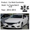 Sun Shades For Toyota Mark X X130 2012-2013 Sunshades Windshield Heat Insulation Curtains Privacy Windows Visors Car Accessories