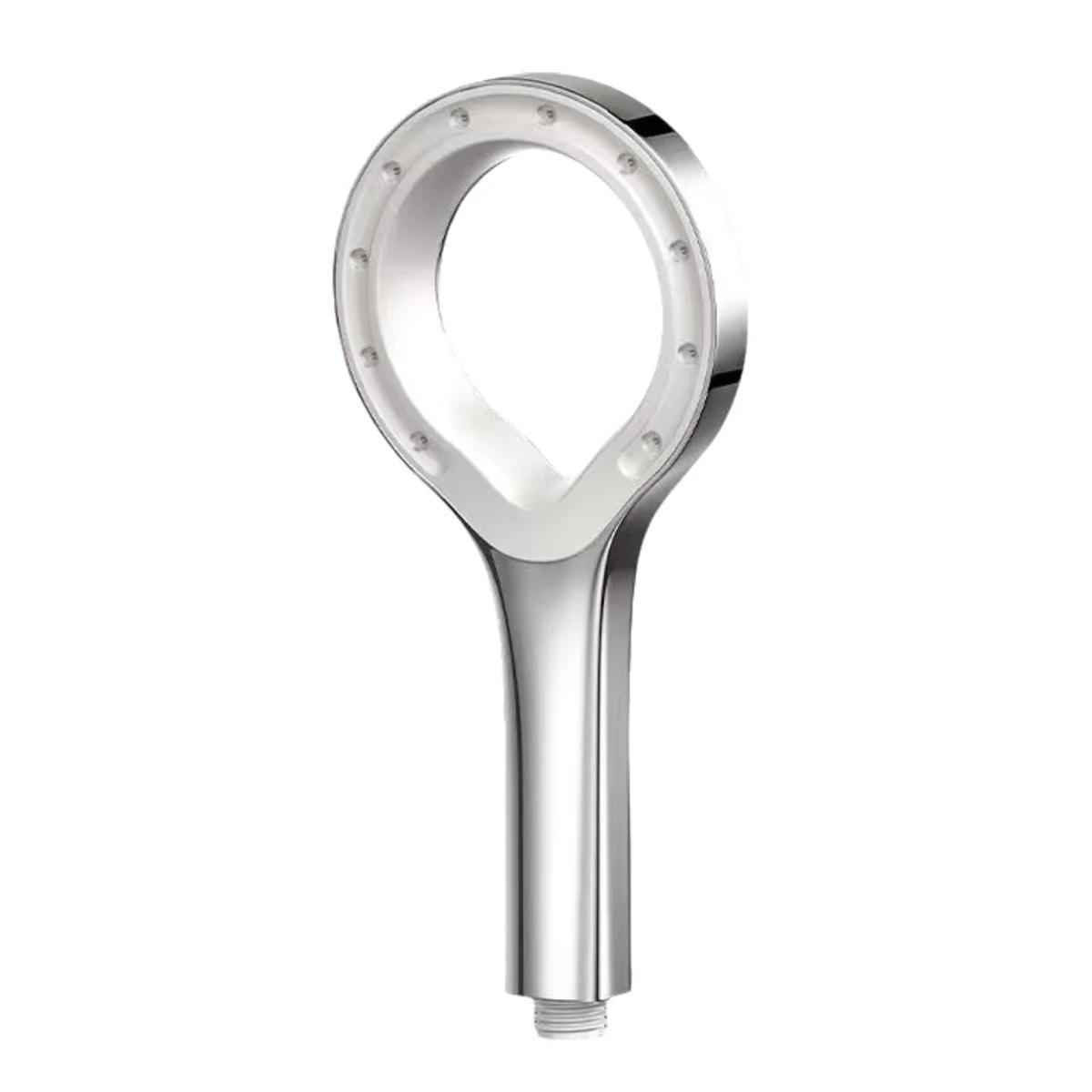 

Душевая головка высокого давления Heart Ring Spray Booster Давление Мощный Домашний Смеситель для душа с эффектом дождя Водный массаж Аксессуары для ванной комнаты