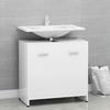 VidaXL Bathroom Cabinet White 60x33x61 Cm Chipboard