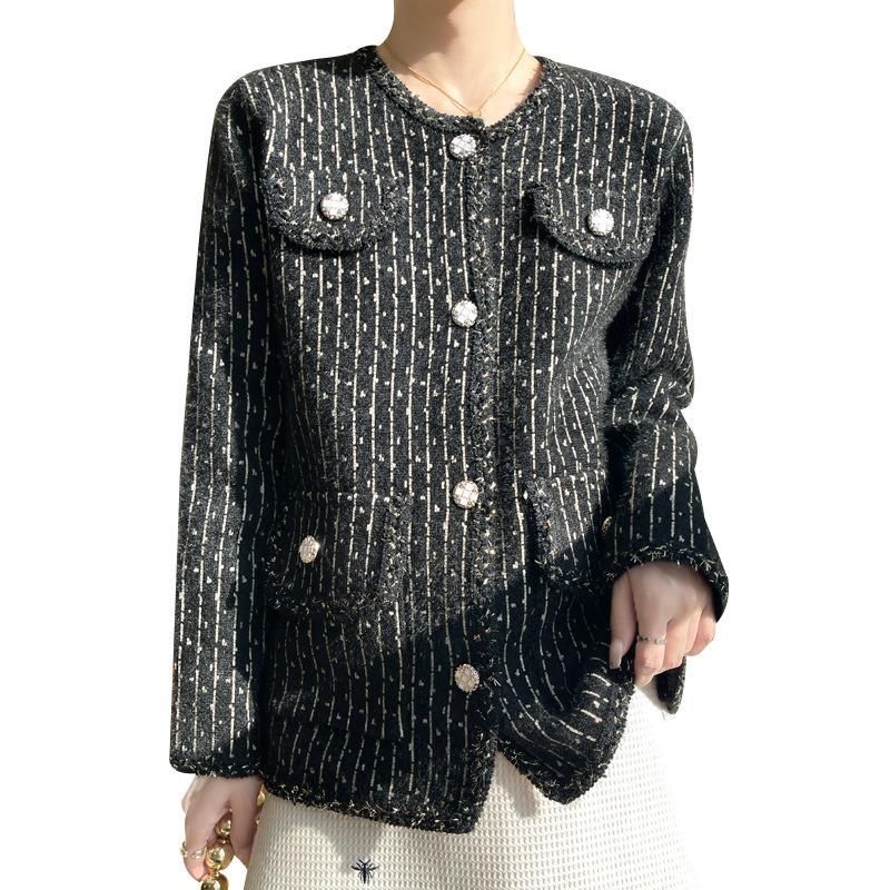 Mode Strickjacke Damen Oberbekleidung Temperament Promi Strickjacke