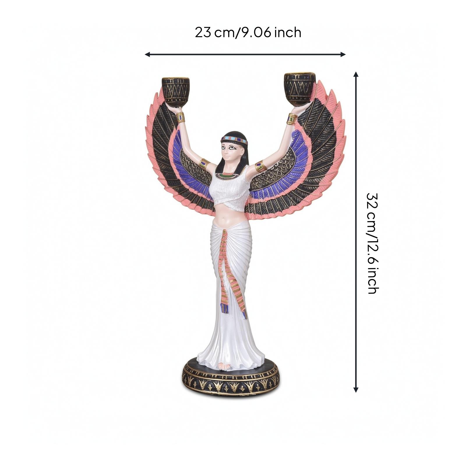 Isis Figurine Resin Egyptian Deity Statue