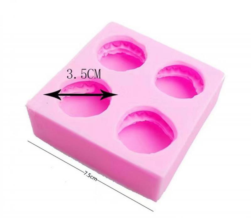 3D Macaron Shape Soap Grade Silicone Chocolate Mold Fondant Candy Soap Polymer Clay Crafting Mould Decorating Baking Tool