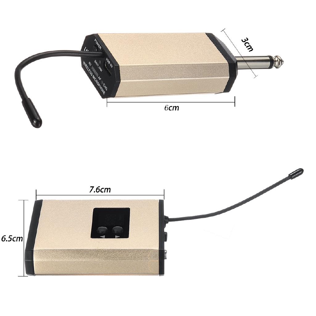MINI UHF Mic Transmitter Microphone System for Loudspeaker Teacher Tour Guide Voice Professional Wireless Microphone Headset