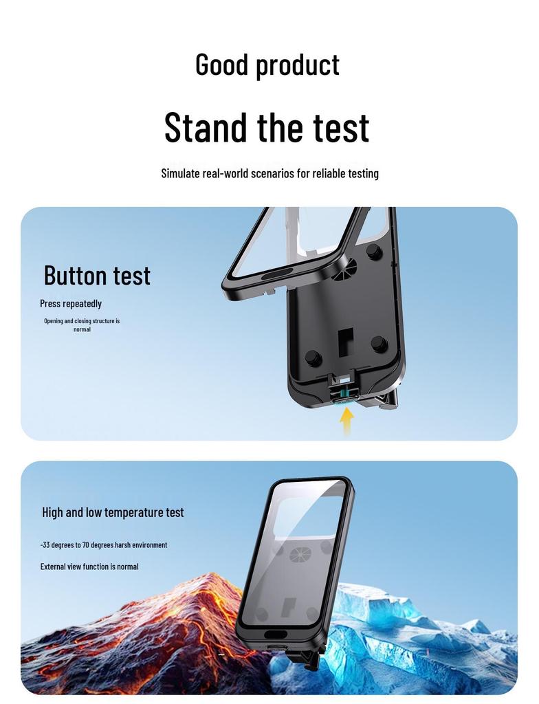 All-Weather Phone Holder for Electric Motorcycles: Waterproof, Rainproof, and Perfect for Outdoor Navigation