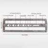 Professional Leather Belt Auxiliary Positioning Punch Ruler 18-48MM Adjustable DIY Handmade Leather Tools