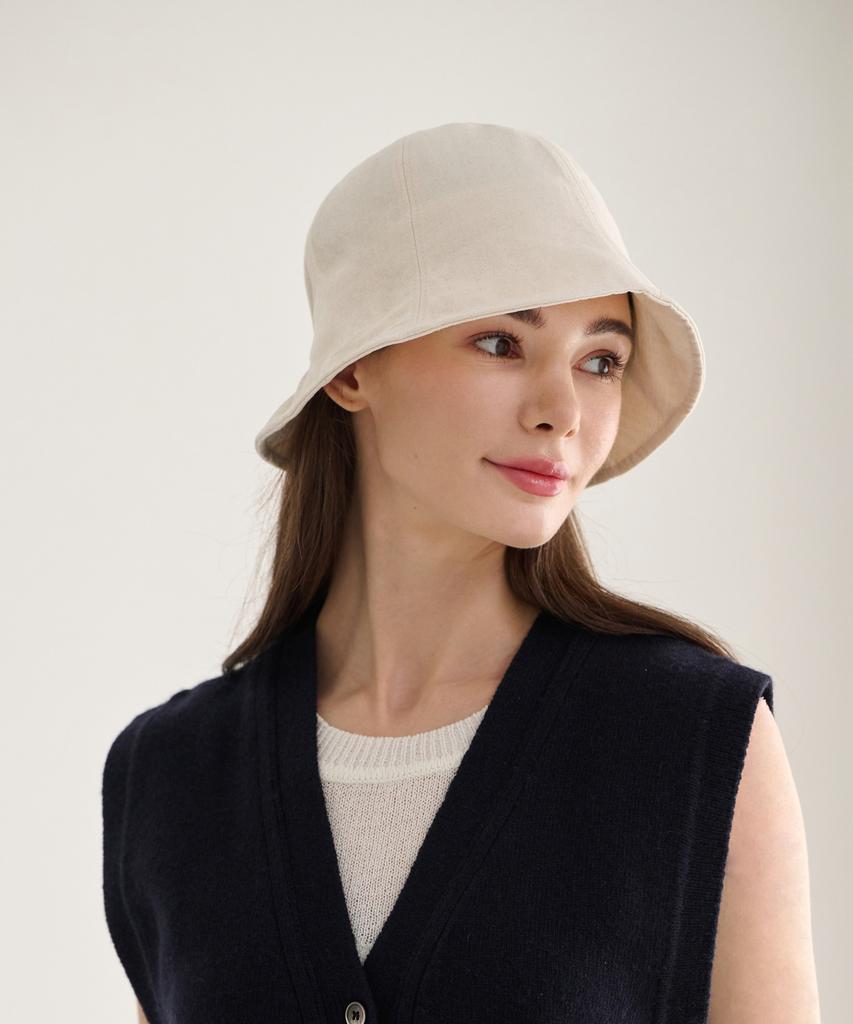 Koipeu Banded Cotton Bucket Hat Cf081Ht055