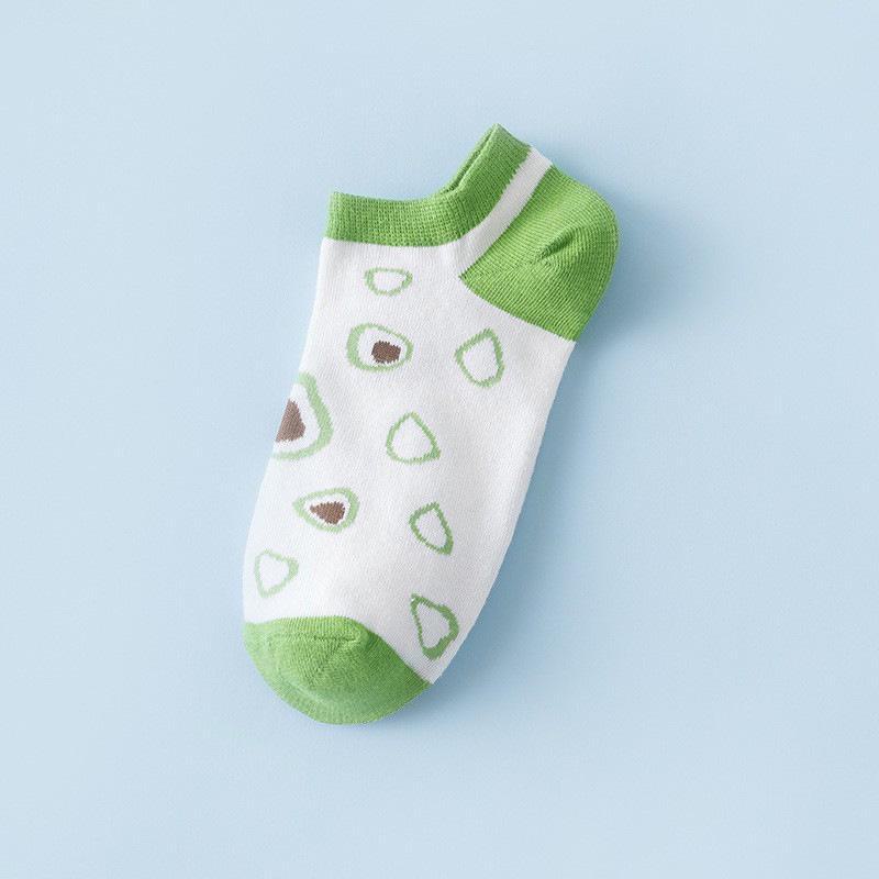 Japanese Cartoon Cotton Socks - Unisex Spring & Autumn Low-Cut Trendy Streetwear