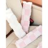 1pc Car Seat Belt Shoulder Protector Plush Comfortable Anti Pinch Seat Belt Protective Cover