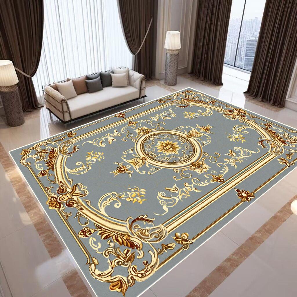 Large Area Luxury Rugs for Bedroom Decor Sofa Coffee Table Area Non-slip Floor Mat European Living Room Decoration Soft Carpet