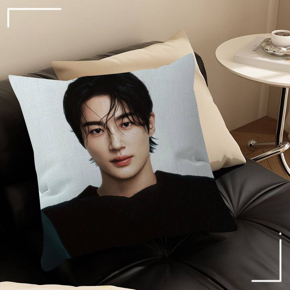 Celebrità Coreana Byeon Wooseok Copricuscino Federa Cuscino Decorazione Federa Cuscino Stampata Per Divano