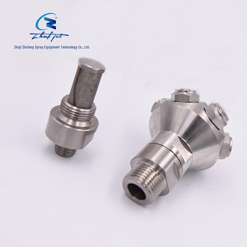 Stainless Steel 7-Hole High-Pressure Mist Nozzle Umbrella-Shaped Firefighting Sprinkler