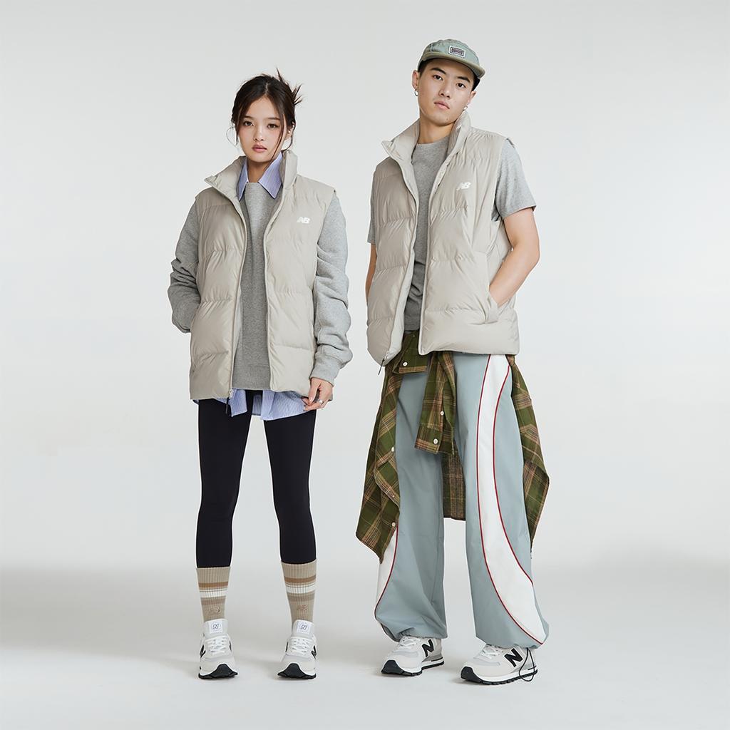 New Balance Outerwear Vests Asia Sizing 'Grey' Men's AMV34325-SEN
