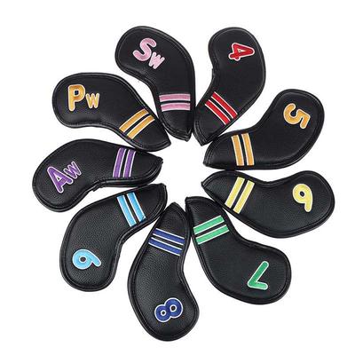 With Number Design Protective Cover Golf Headcovers Golf Club Cover Head Cover Golf Iron Headcover