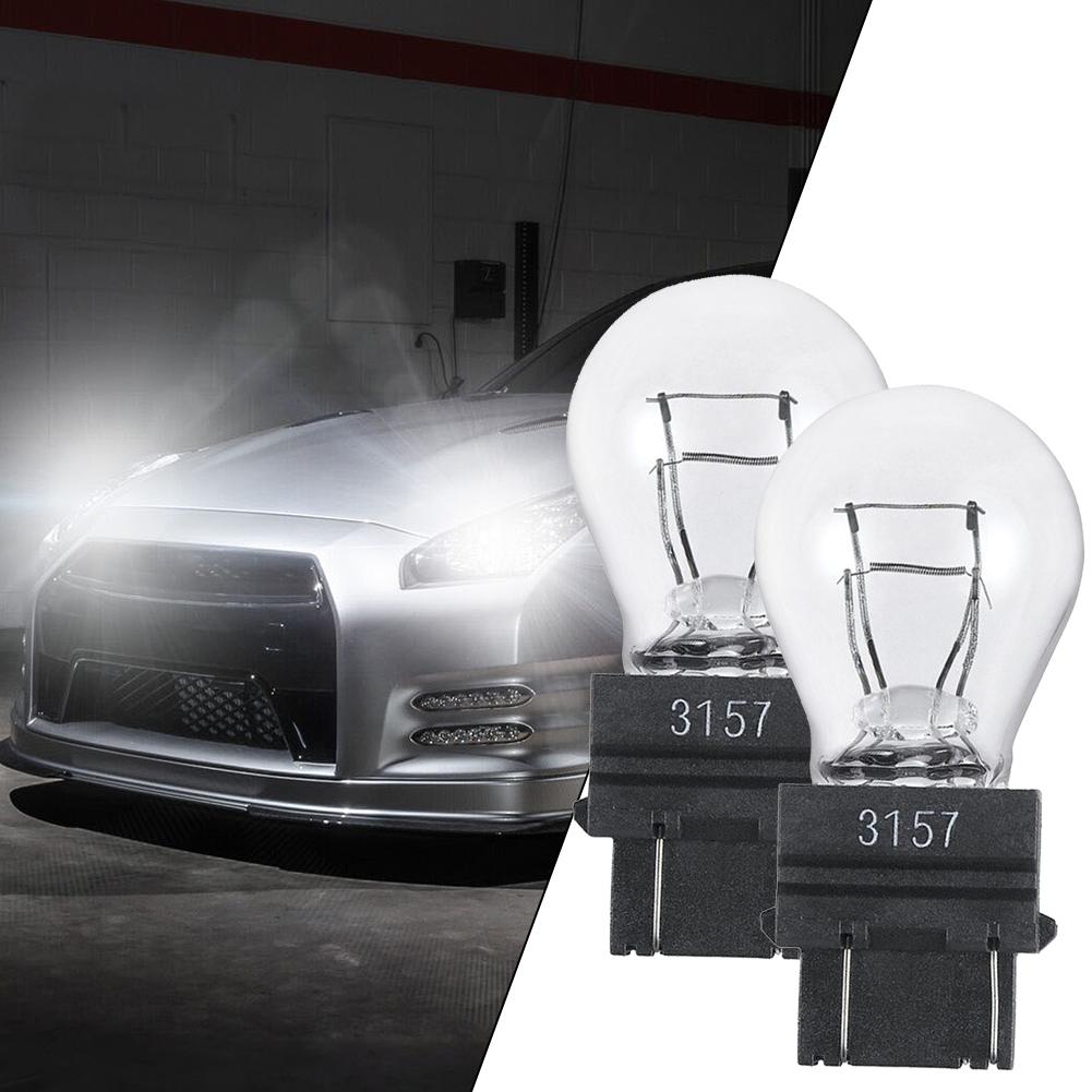 Clear Shell Tail Signal Light Bulbs Replacement 3157 12V 21/5W LED Bulbs Car Tail Brake Light Backup Reverse Lamp Bulbs 7