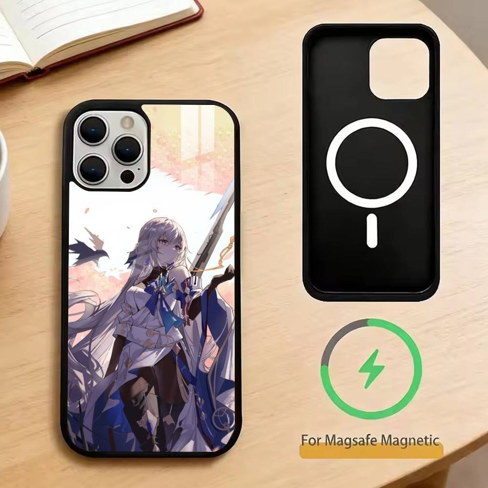 Honkai Star Rail   Phone Case For iPhone17,16,15,14,13,12,11 Plus,Pro Magnetic For Magsafe Wireless Charging