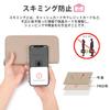 [imeetu] Genuine Leather Long Wallet for Men and Women with Strap, Passbook Compatibility, Anti-Skimming and Anti-Magnetic, Solid Color, Large