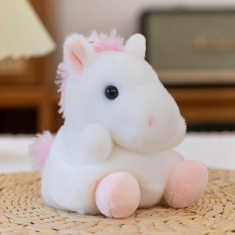 

New Fragrance Sandbagba Panda Unicorn Doll Ornaments Pinch Le Keychain Bag Pendant Gift for Girls 15 cm (0.07kg)