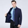 2024 Men's Versatile Lapel Jacket - Spring & Autumn Casual Outerwear for Middle-aged and Elderly