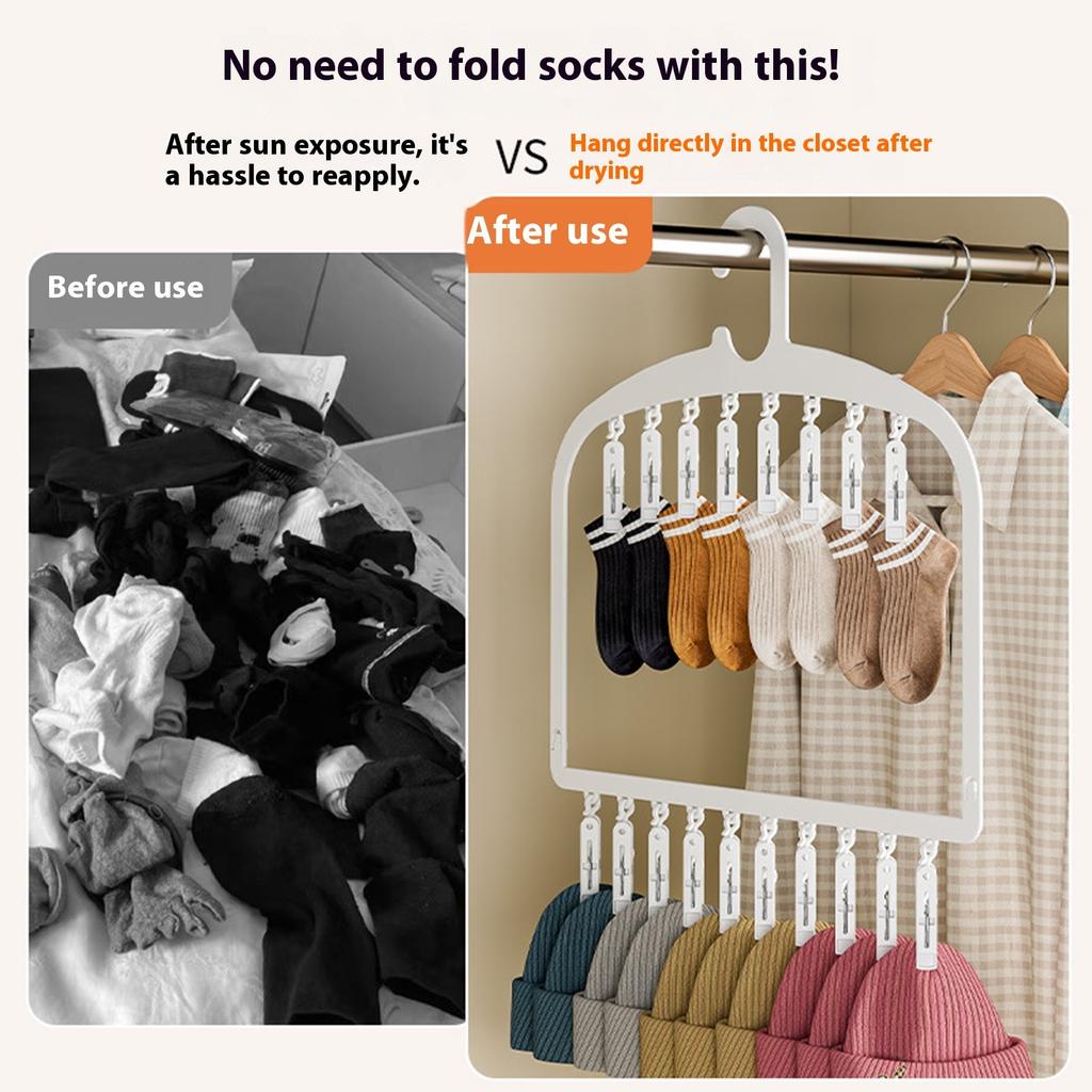 Fall Proof Plastic Clothes Hanger User Friendly Multifunctional Hook For Compact Living Spaces Secure Garment Drying Solution