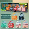 Children's Early Education Number Match Key Lock Toy for Toddlers - Ideal for Ages 1+ (Small Toy Car Design)