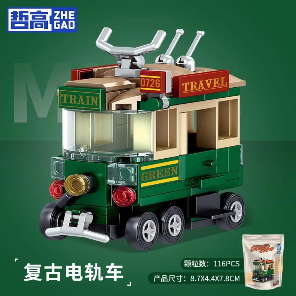 DIY Racing Car Bus Engineering Vehicle Ambulance Pull Back Model Building Blocks Brick Toys Children Boys Compatible With Lego