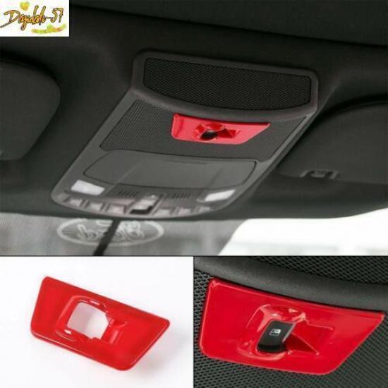 Red Rear Window Lift Switch Panel Cover Trim For Ford F150 2015- Accessories