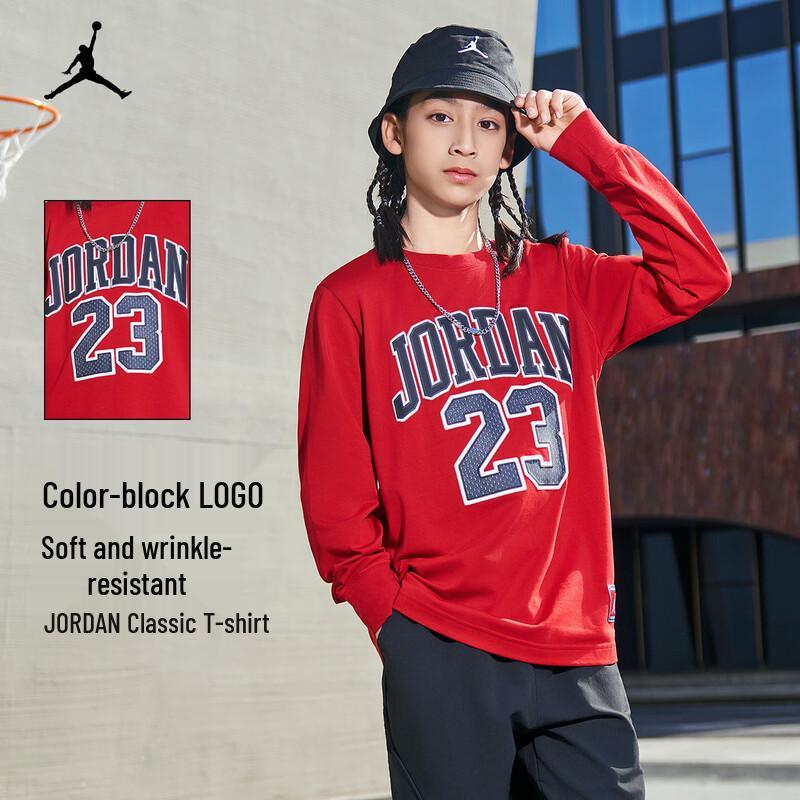 Jordan AJ Kids  Long Sleeve Graphic T-Shirt XL