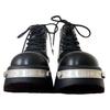 Fashion 2024 New Punk Women Platform Ankle Boots Female's Rock Round Toe Lace Up Fashion Retro Chunky Shoes Metal Decor Short Boots