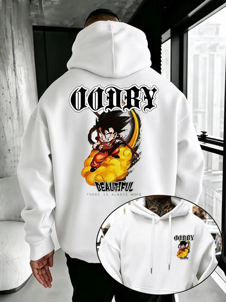 Dragon Ball Anime Pullover Hoodie High Quality Warm Loose Sweatshirt For Autumn Winter Daily Casual Wear Women And Men Hoodies