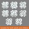 8PCS Face Painting Stencil Templates To Draw Children Stencils for Drawing Template Make-up Stencils for Facial Makeup WSMB01