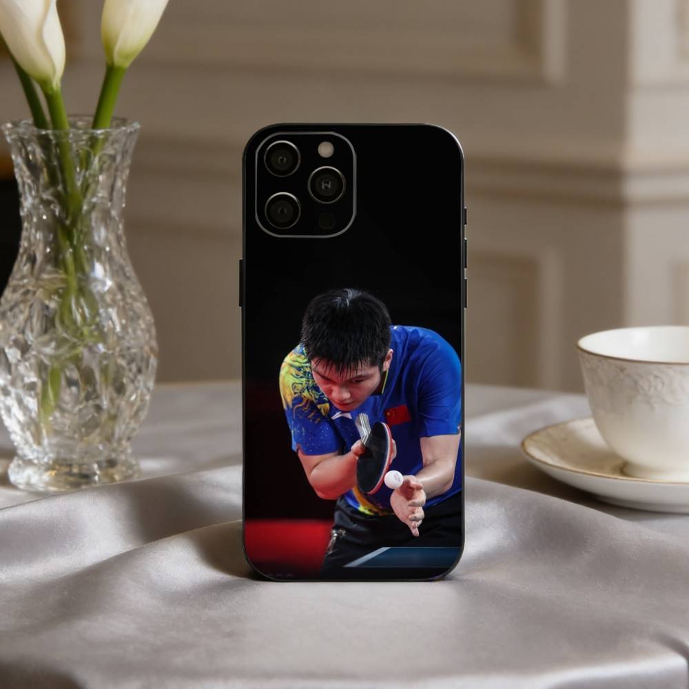 Dedicated Fan Zhendong Sport Phone Case For iPhone 17,16,15,14,13,12,11 Plus,Pro Max,XS,Soft Silicone Black Cover
