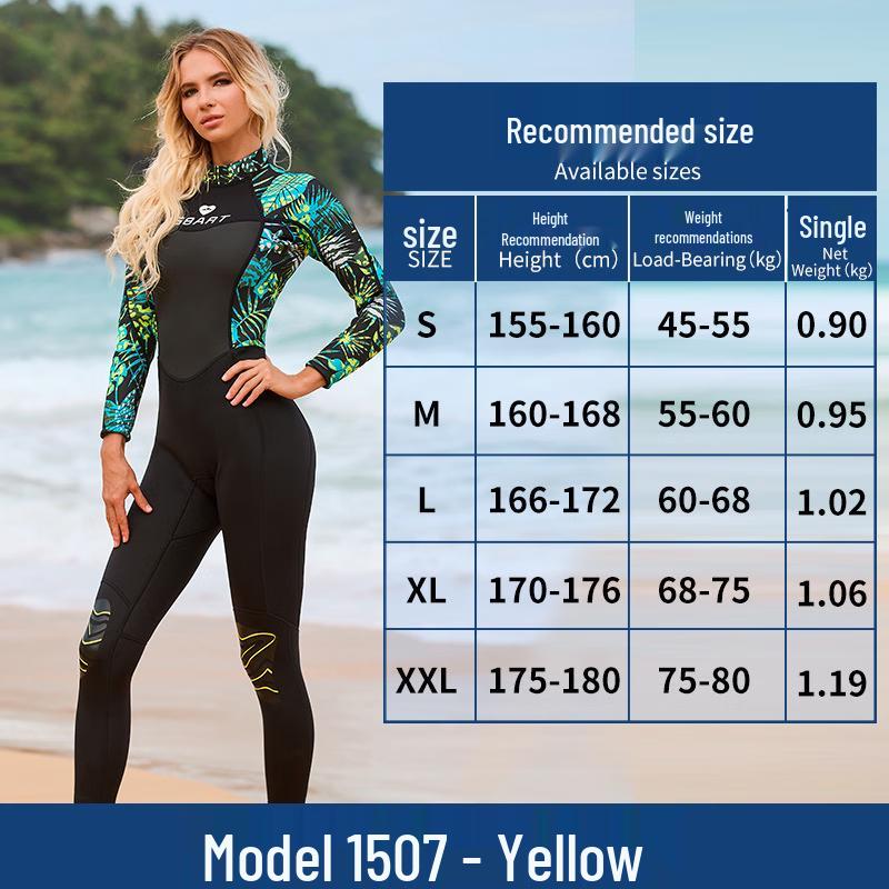 SBART 3MM Thermal Full-Body Wetsuit