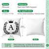A-Z Crown Letters Decorative Cushions Pillowcase Polyester Cushion Cover Throw Pillow Sofa Decoration Pillowcover Home Decor