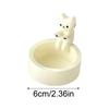 Kitten Candle Holder Cute Cat Candlestick Creative Aromatherapy Candle Holder Durable High Tempe Cartoon Candlestick Decoration