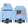 Ladies Fashion Casual Long Sleeve Printed Round Neck Hoodie Pullover Top