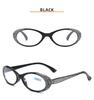 Ultralight Oval Reading Glasses Cat Eyes Elegant Women Crystal Presbyopic Eyeglasses With Anti Blue Light Eyewear +1.0to+4.0