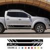 Car Stickers For Renault Alaskan Pickup Door Side Skirt Stripes Decals Truck Mountain Vinyl  Decor Covers Auto Accessories